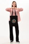 Zoozie Bags Bolso Tote 1467 Negro de Algodón 35 x 40 x 8 cm